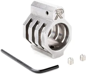 Tiger Rock .750 Low Profile Matte Blasted Stainless Steel USA Custom Made CAGED Gas Block