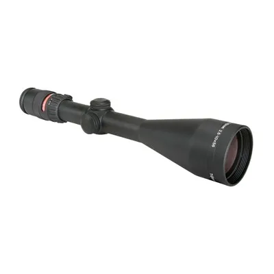 Accupoint 2.5-10x56mm SFP Illum Red Triangle Post Black