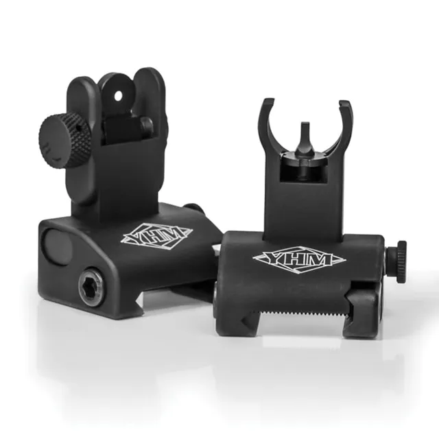 Yankee Hill Machine Front/Rear Same Plane Folding Sight System for Rifles