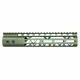Guntec USA Air Lite M-LOK Free Floating Handguard w/Monolithic Top Rail 10in Green
