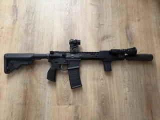 BCM ELW 11.5-inch on a Griffin MK2 Ambi Lower