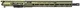Aero Precision M4E1-T PRO 5.56x45 16 in Upper Receiver Hanson Mid Length 1-7 Twist A2 Birdcage OD Green 11D112-1