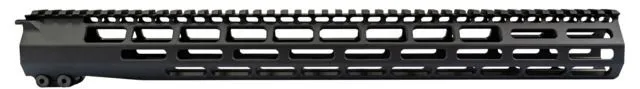 Grey Ghost Precision M-LOK Handguard AR-15 17 inch Aluminum 0.868 lb Type III Class 2 Hard Coat Anodized Finish True Black