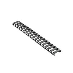 Ladder Cover Picatinny Rail Guard - Lowpro Rail Guard Picatinny Polymer Black 6"