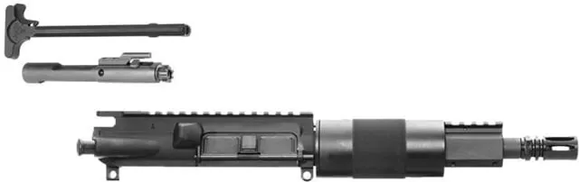 DoubleStar 7.5in .300 Blackout AR Pistol Upper Complete HBAR M4 Feed Ramps 1x8 Twist Black