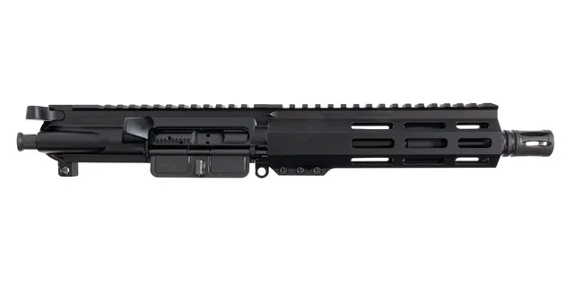 PSA 7.5" Pistol-length 300AAC Blackout Nitride 7" Lightweight Hex M-LOK Upper With BCG & CH