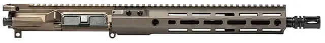 Aero Precision M4E1-T 5.56x45 13.5 inch MOD 4 Upper Receiver Government Mid Length 1 in 7 Twist A2 Bird Cage Kodiak Brown