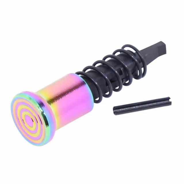 Guntec USA AR-15 Forward Assist Assembly Rainbow PVD