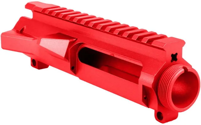 ABC RIFLE COMPANY AR-15 Billet Stripped Upper Receiver Cerakote Red