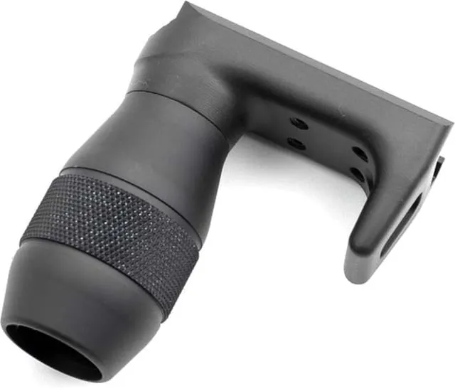 A3 Industries M-LOK Modular Vertical Foregrip w/ Integrated Handstop - 2.5in Grenade Grip Black