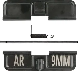 ABC RIFLE COMPANY AR Engraved Ejection Port Dust Cover Assembly 9mm Luger Black