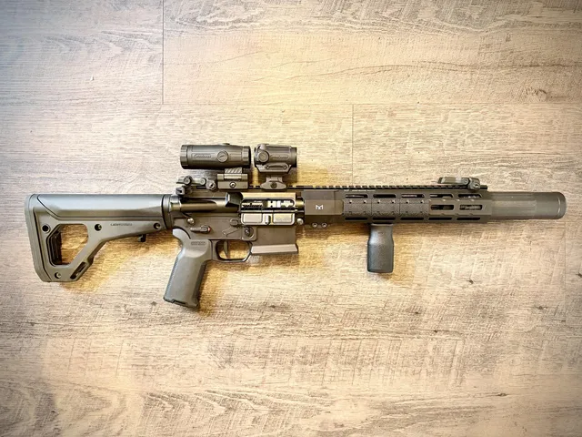 Suppressed .300 BLK SBR on a Sharps Livewire Lower