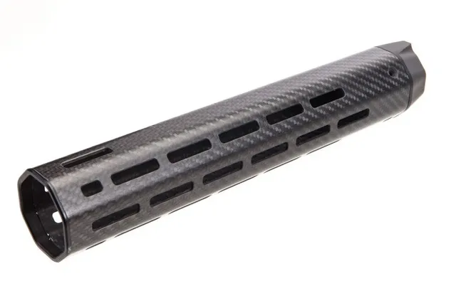 Lancer Systems .308/7.62 LCH7 LIGHTWEIGHT M-LOK Carbon Fiber Handguard XL (No Rails) - 12"
