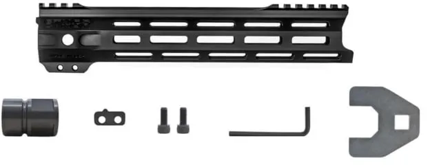 STNGR VLCN M-LOK Free Float Handguard for AR15/M4 Anodized Black 10.5in