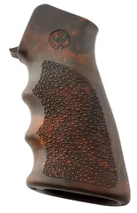 Hogue Grip w/ Finger Grooves for AR-15/M-16 Rifles, Red Lava