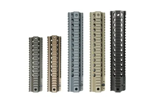 Dirty Bird AR-15 ASAL Free Float Quad Rail - 9.35", Black