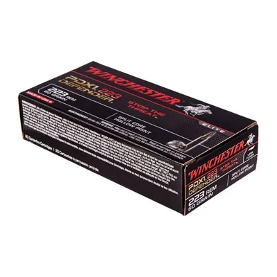 Defender 223 Remington 60gr Jacketed Hollow Point 20/Box