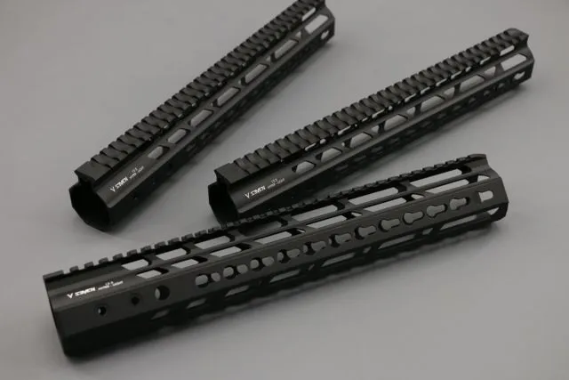 V Seven AR-10 .308 Hyper-Light Magnesium Handguard 15in KeyMod HYPLIGHT 15KM308