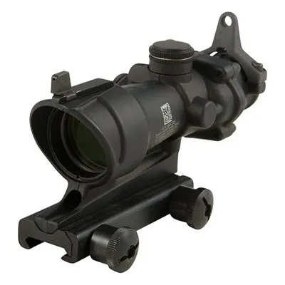 Ta01 ACOG 223/556 BDC 4x32mm Fixed Amber Crosshair Reticle Black