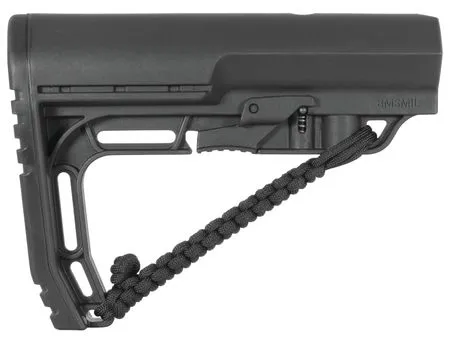 Mission First Tactical Battlelink Minimalist Stock Milspec With NRAT Strap Black