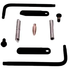 KNS Precision AR15/M16 Gen G Non-Rotate Trigger/Hammer Pins .1550 Diameter 4140 Steel 45-48 RC-Black NRTHP Gen G-BK