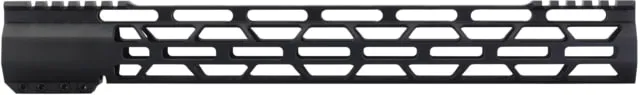JE Machine Tech AR-15 Ultralightweight M-LOK Free Float Handguard 15in Black