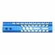 Guntec USA Air Lite Honeycomb Series M-LOK Free Floating Handguard w/Monolithic Top Rail 9in Blue