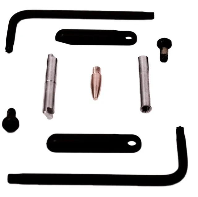 KNS Precision AR15/M16 Gen G Non-Rotate Trigger/Hammer Pins .1550 Diameter 4140 Steel 45-48 RC-Black NRTHP Gen G-BK