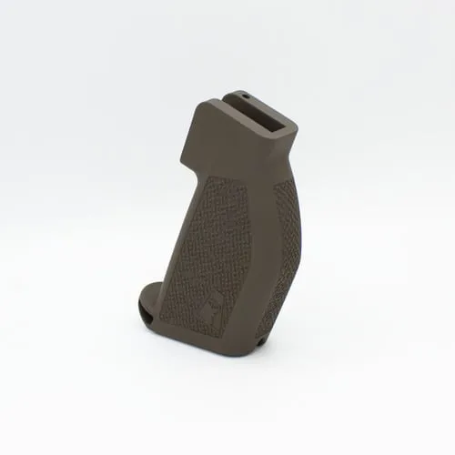 Anarchy Outdoors Alpha Precision Rifle Grip - OD Green, No Thumb Shelf (Ambidextrous)