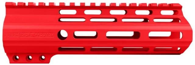 ABC RIFLE COMPANY Custom Ultra Slim AR-15 M-LOK Handguard 7in Cerakote Red