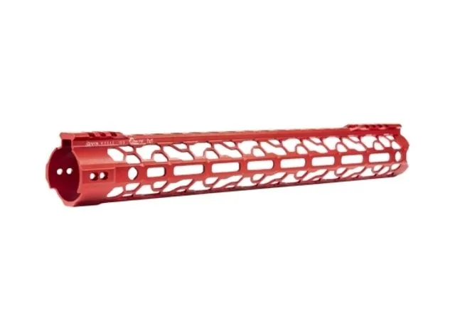 ODIN Works AR-15 15.5in O2 Lite Free Float Forend M-LOK Red