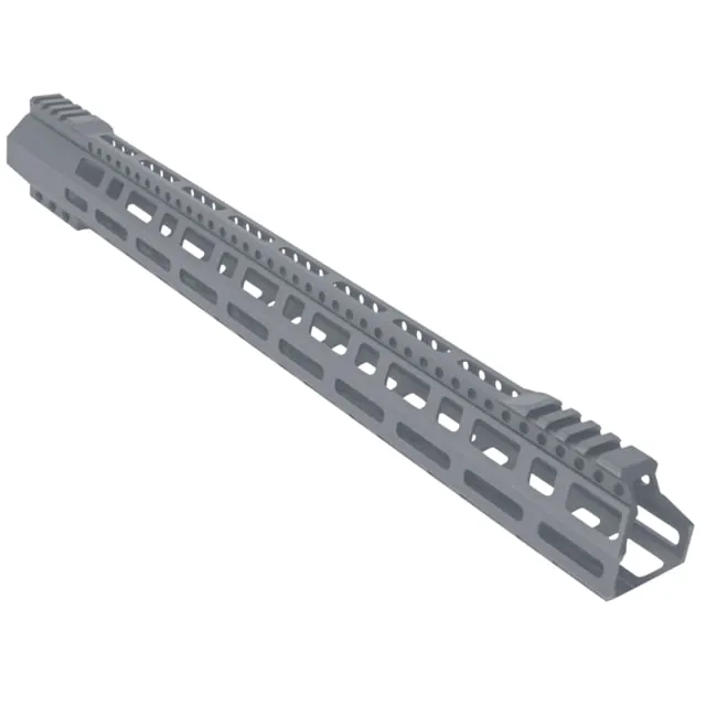 ABC RIFLE COMPANY Style Low Hybrid Cut D-Cut AR-10/DPMS LR-308 M-LOK Handguard Rail System 18in Sniper Grey