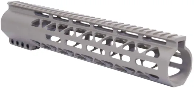 Guntec USA AR-308 12in Air-Lok Series M-LOK Compression Free Floating Handguard w/ Monolithic Top Rail Flat Dark Earth