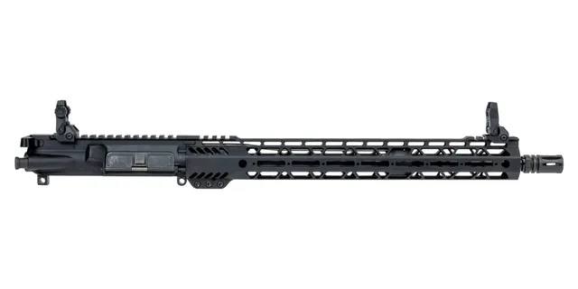 PSA AR-15 5.56 Upper 16" Mid-Length 15" LTWT M-lok w/ BCG, CH, & MBUS Sight Set
