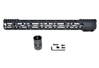 Presma Super Light Slim Free Float No Timing M-LOK Handguards 16.5in AR-15 223/5.56. Black