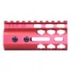 Guntec USA Air Lite Series Honeycomb M-LOK Free Floating Handguard w/ Monolithic Top Rail 4in Anodized Red