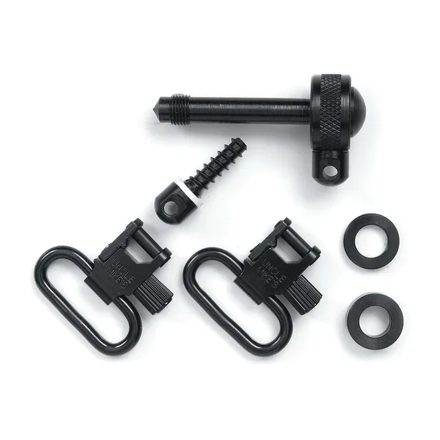 Uncle Mike's 1" Quick Detach Sling Swivel for Remington 7400, Black
