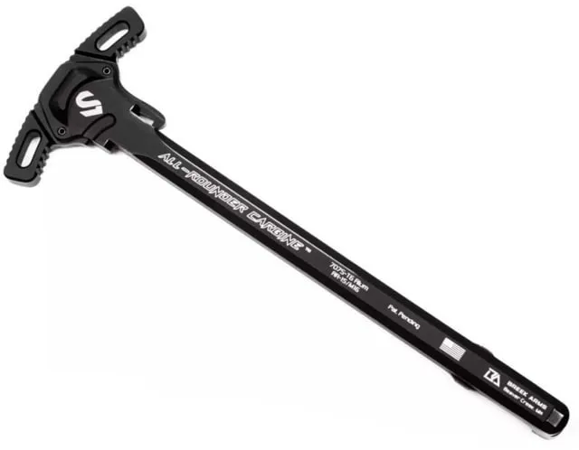 Lead & Steel Open Directed Expansion Charging Handle Charcoal
