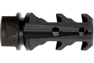 Fortis 9MM Muzzle Brake - Black - 1/2" x 28 TPI