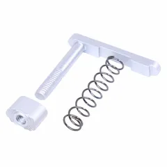 Guntec USA AR-15 Mag Catch Assembly w/Extended Mag Button Anodized Clear