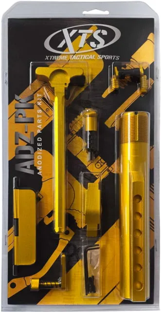 XTS AR-15 Anodized Colored Parts Kit Gold