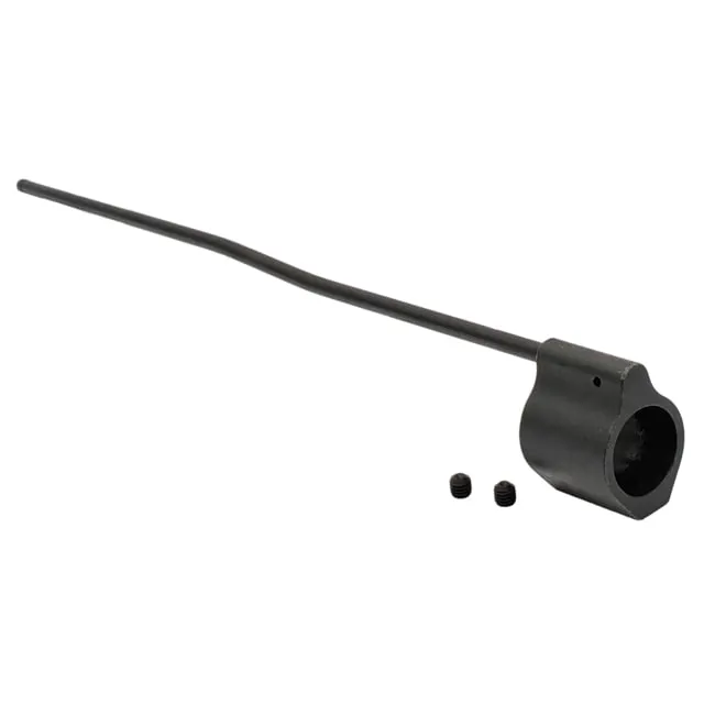 LBE Unlimited Low Profile Gas Block.750 in Carbine Length Black