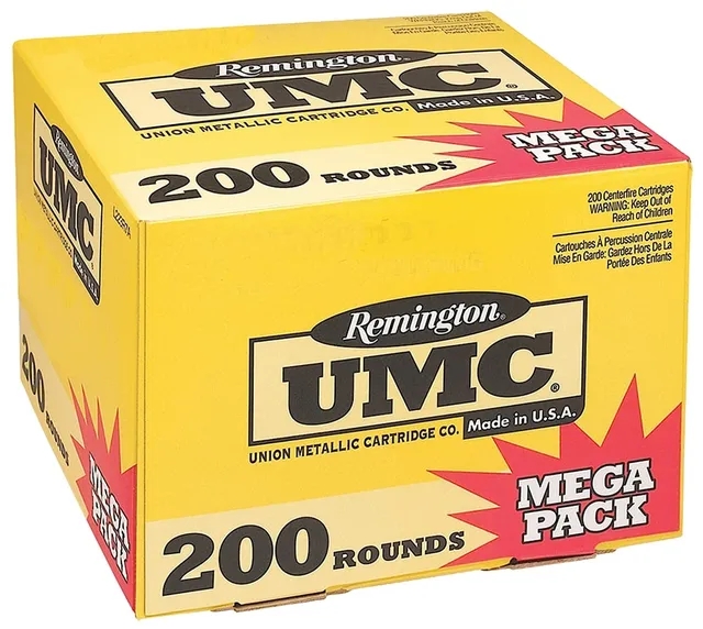 Remington UMC 55 gr Full Metal Jacket .223 Rem Ammo, 200/box