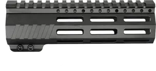 JE Machine Tech AR-15 Ultralightweight Minimalist Full Top Rail 7 in No Anti Rotation Tabs Black