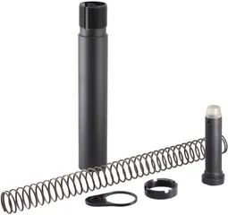 JE Machine Tech AR15 Receiver Extension Pistol Buffer Tube Combo Kit w/o Foam Black PS-BTP COMBO-NF
