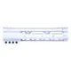 Guntec USA AIR-LOK Series M-LOK Compression Gen 2 Free Floating Handguard w/Monolithic Top Rail 9in Clear