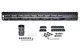 Presma AR-10 LR 308 Super Light M-LOK Series Free Float Handguards 17in DPMS Low Profile Black