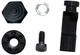 TANDEMKROSS Titan Extended Magazine Release for Ruger MK/II/III/IV 22/45 Black Button/Paddle Black