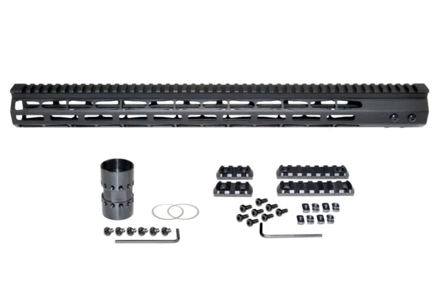 Presma AR-10 LR 308 Super Light M-LOK Series Free Float Handguards 19in DPMS Low Profile Black