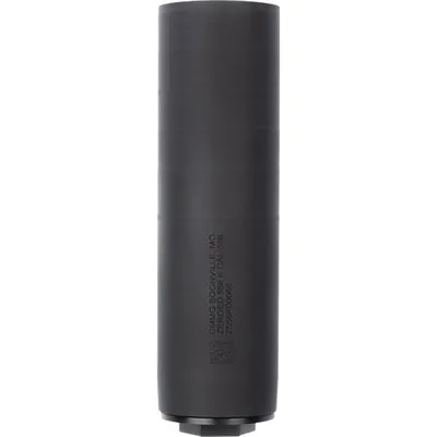 Zeroed 556k .22 Caliber Direct Thread Suppressor Black